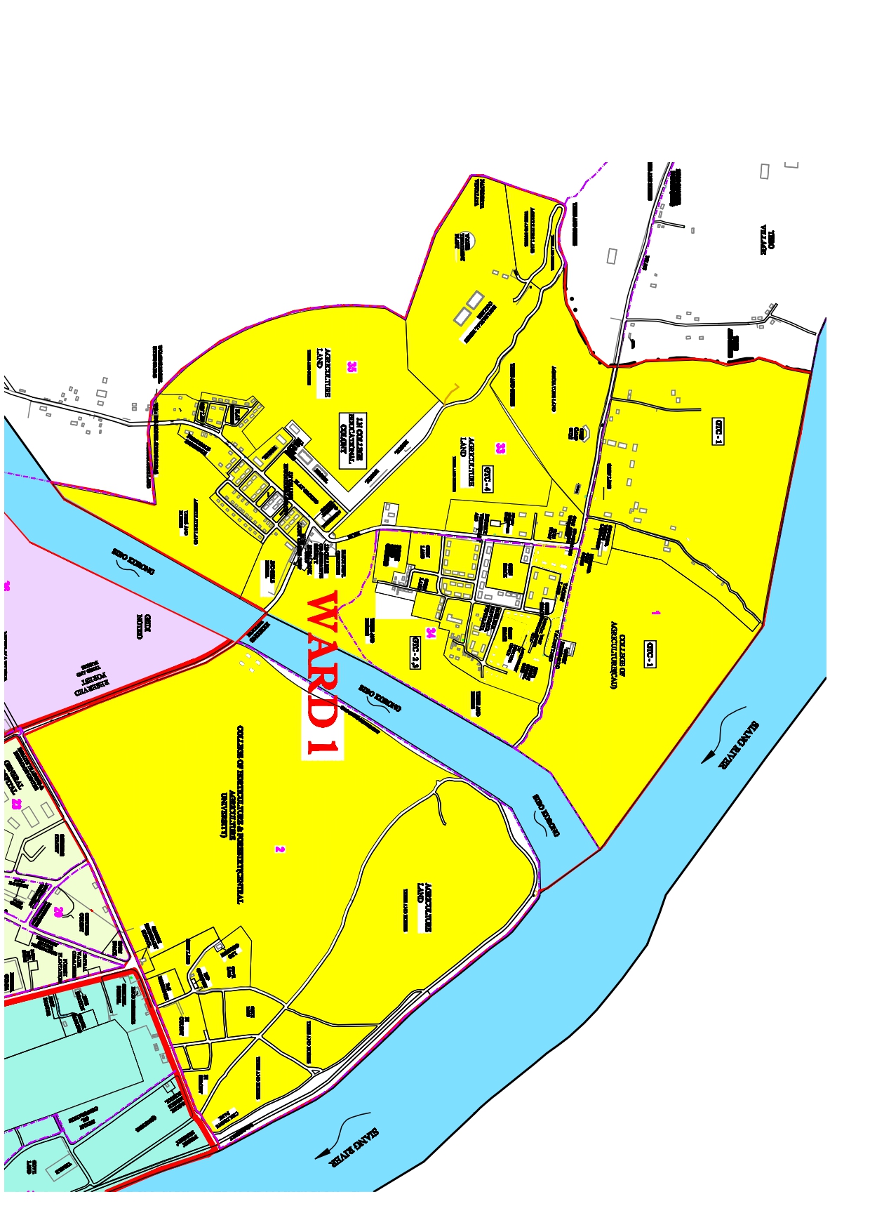Ward 1 map