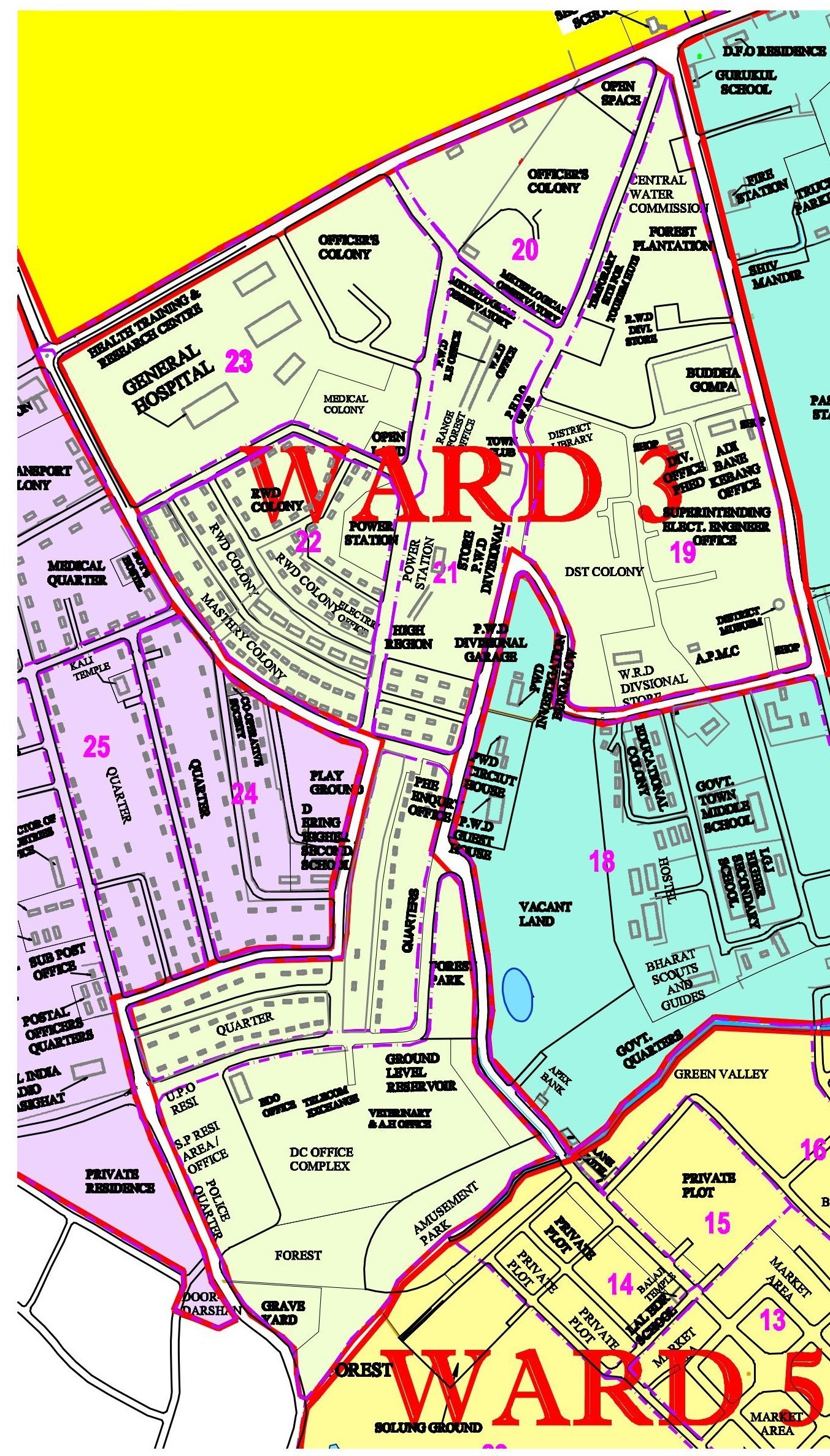 Ward 3 map