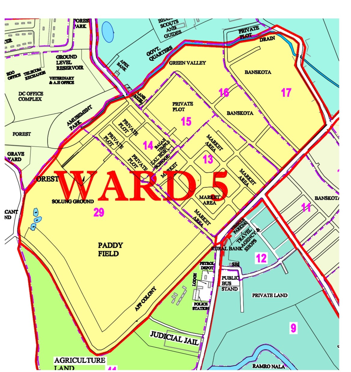 Ward 5 map