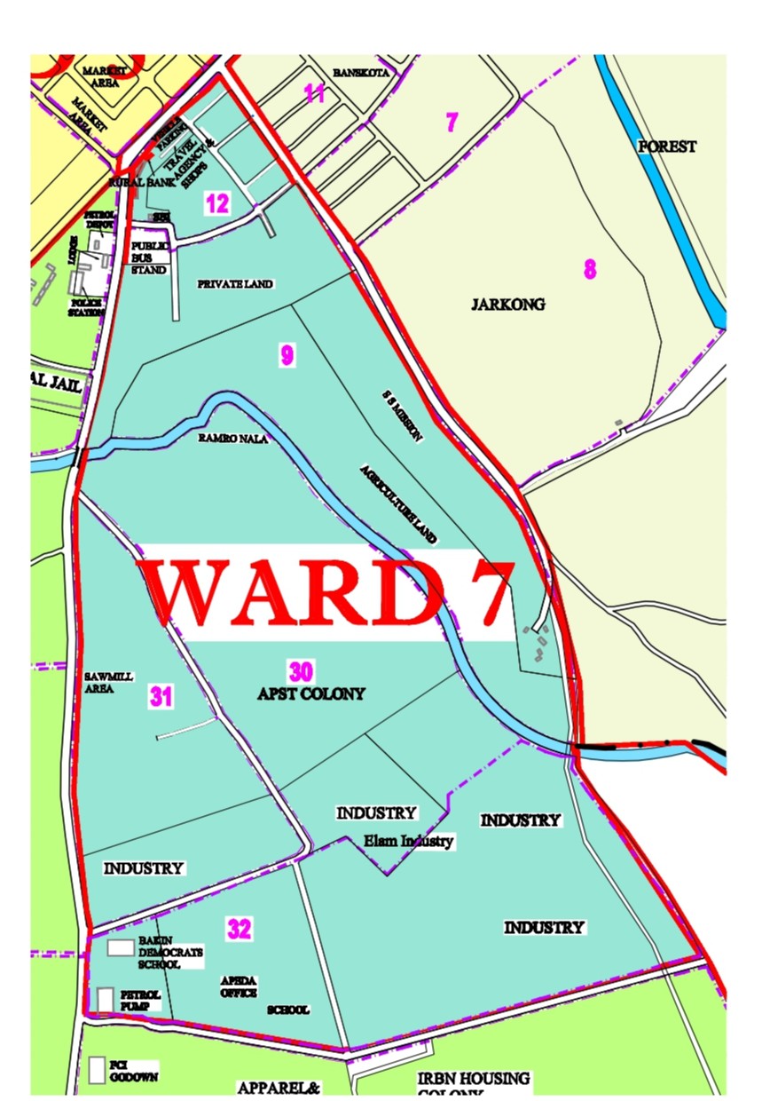 Ward 7 map